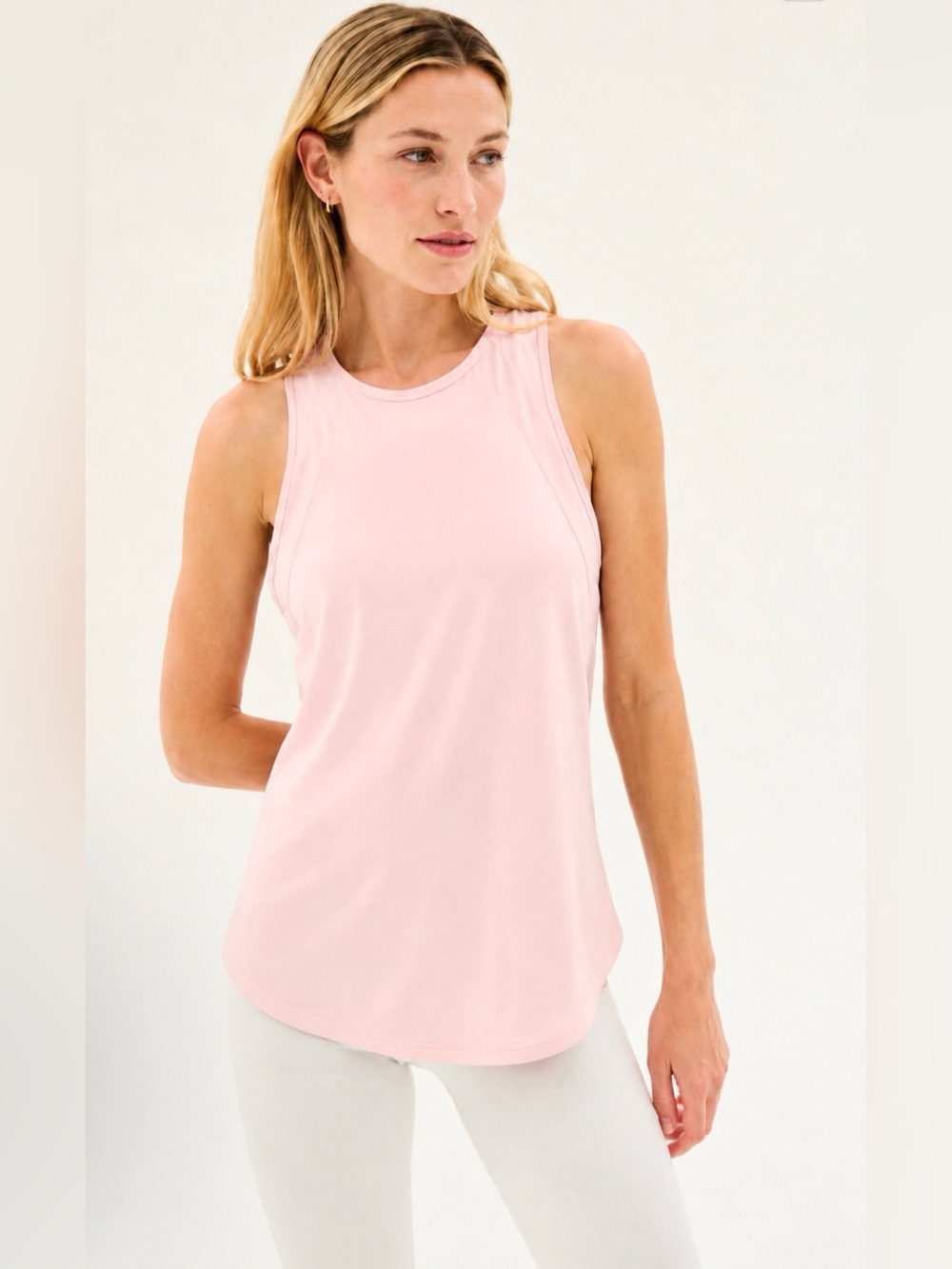 NWOT Lululemon All Tied Up Tank Top, Open Tie Back Soft in Light Pink | Sz 4